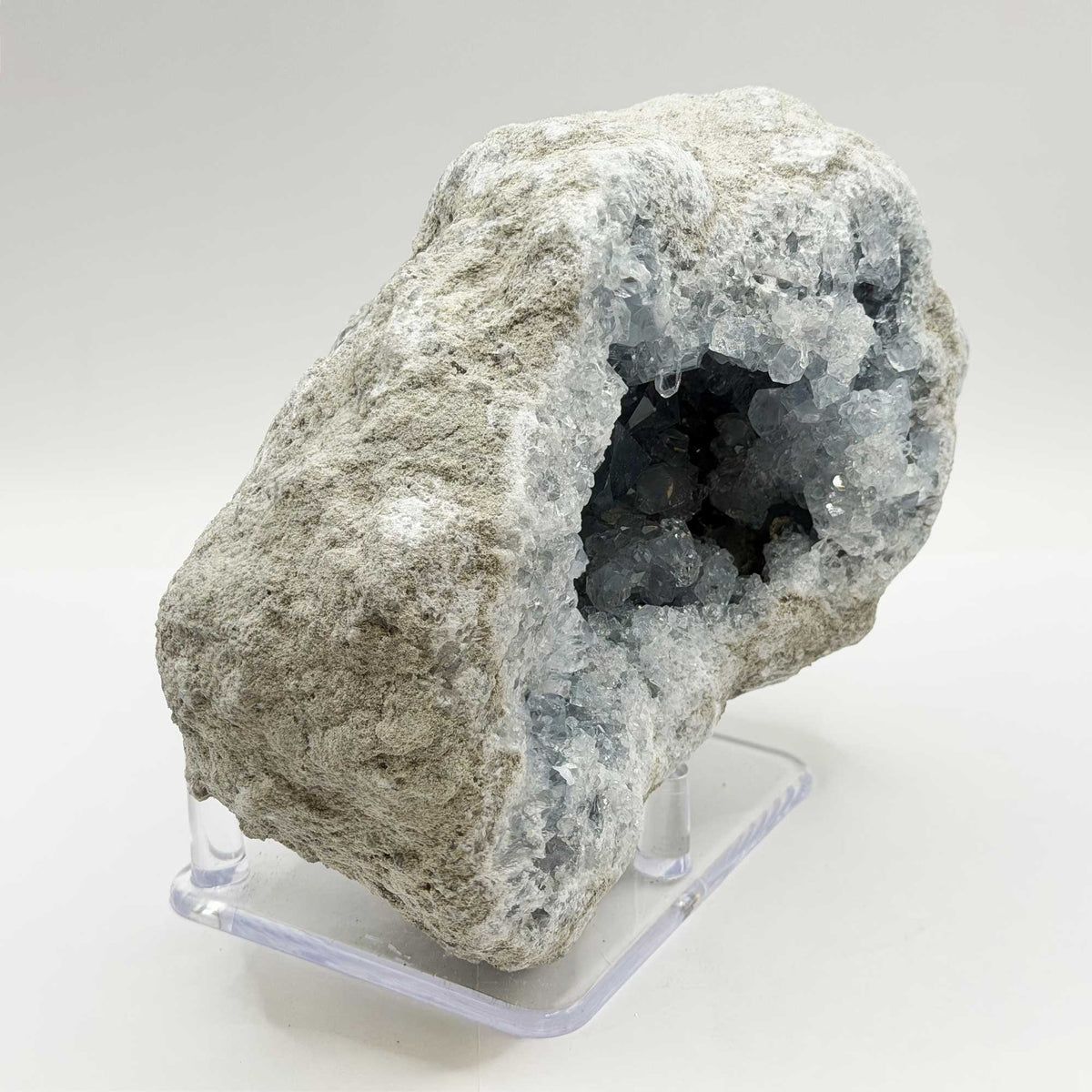 Celestite Crystal Geode - Gem Avenue Retail