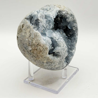 Celestite Crystal Heart Geode - Gem Avenue Ratail