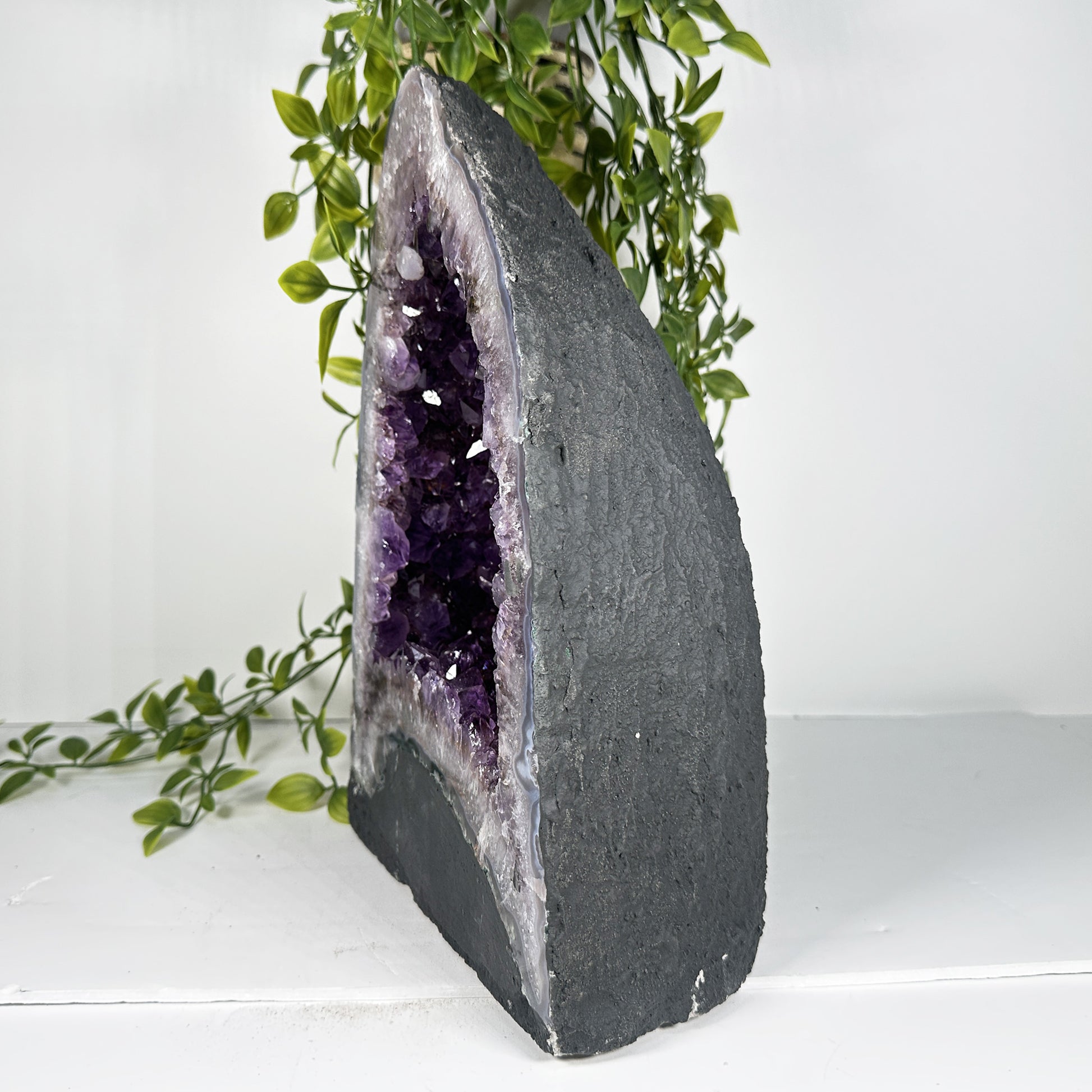 Natural Purple Amethyst Cathedral Geode - Gem Avenue
