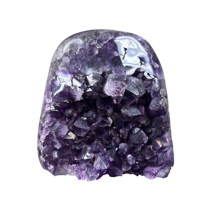 Natural Amethyst Crystal Geode Beautiful Healing Gemstone for Home Décor, Meditation, Energy Work, and Spiritual Healing - RGD766