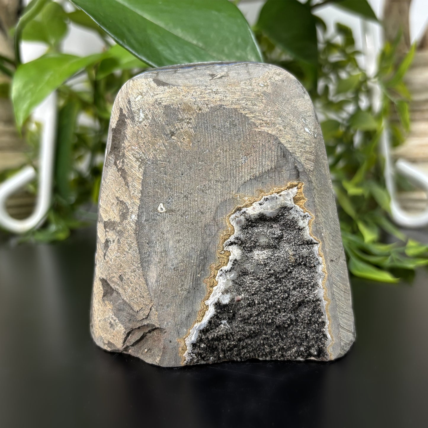 Natural Amethyst Crystal Geode Beautiful Healing Gemstone for Home Décor, Meditation, Energy Work, and Spiritual Healing - RGD766