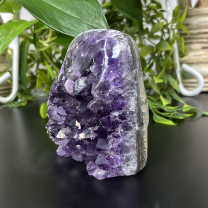 Natural Amethyst Crystal Geode Beautiful Healing Gemstone for Home Décor, Meditation, Energy Work, and Spiritual Healing - RGD766
