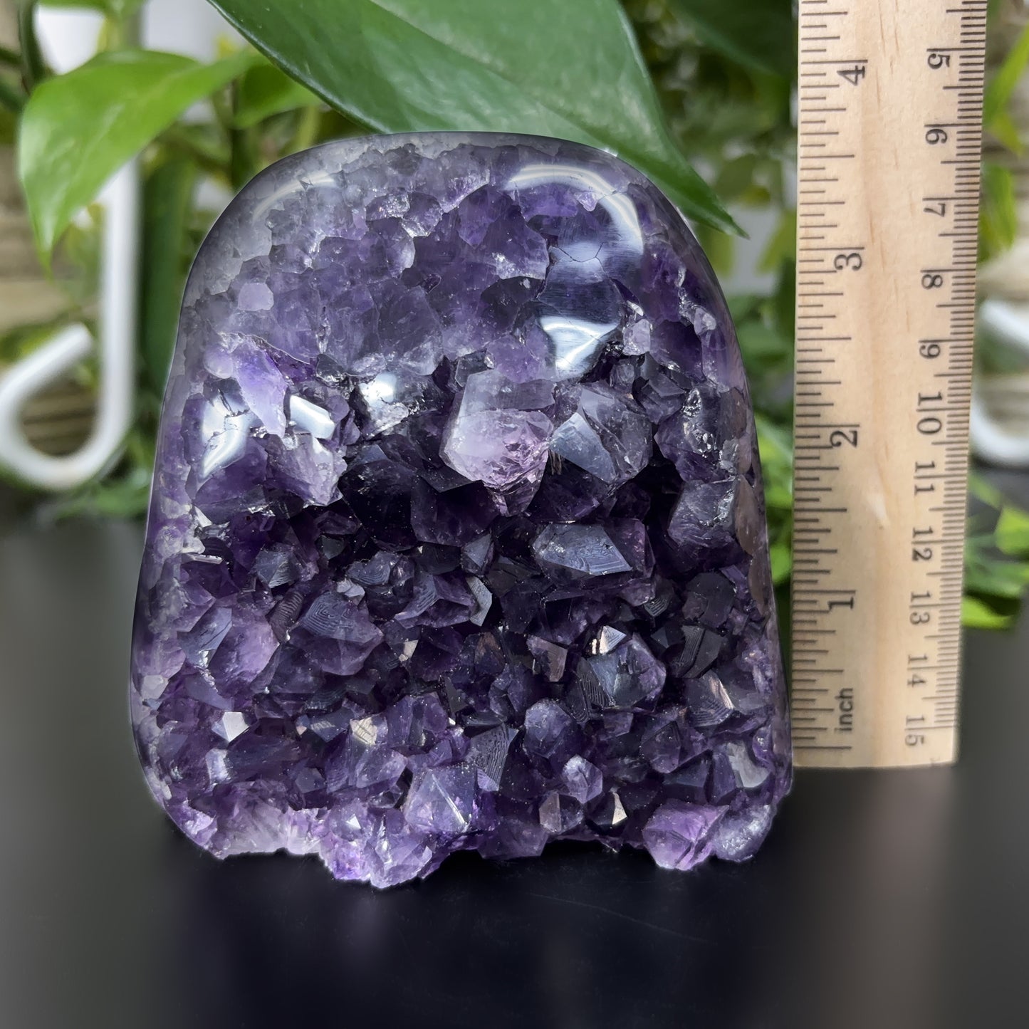 Natural Amethyst Crystal Geode Beautiful Healing Gemstone for Home Décor, Meditation, Energy Work, and Spiritual Healing - RGD766