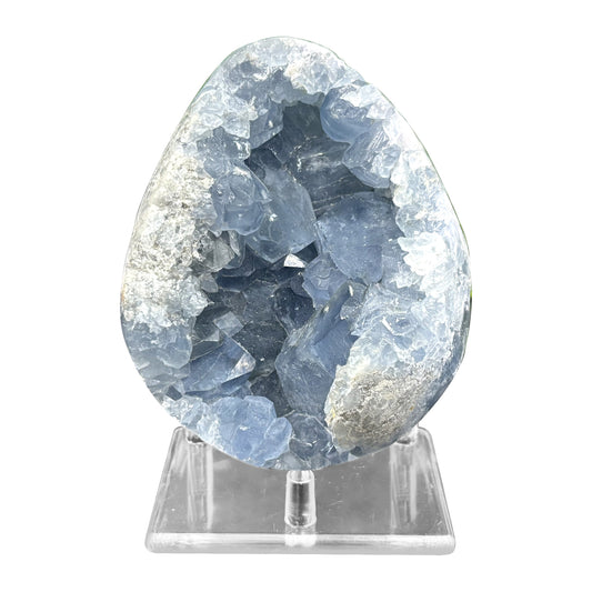 Celestite Crystal Geode - Gem Avenue