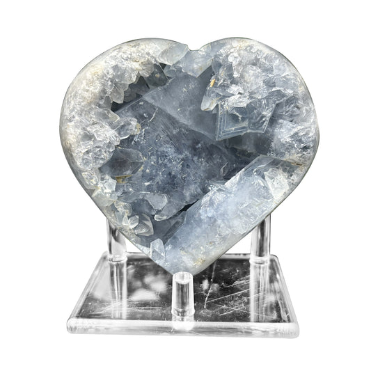 Celestite Crystal Gemstone Geode - Gem Avenue