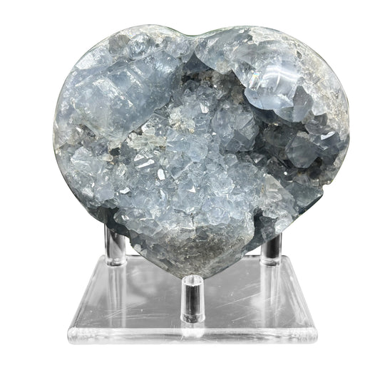 Celestite Crystal Gemstone Geode - Gem Avenue
