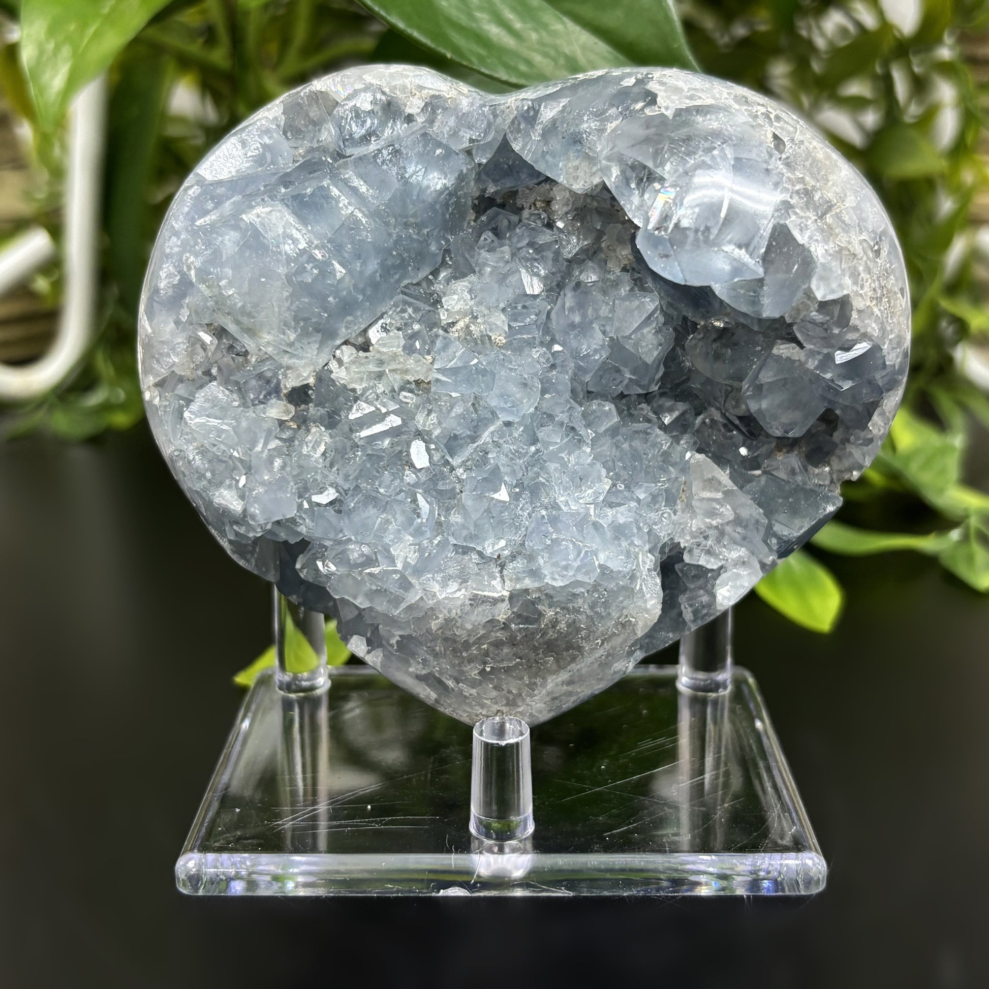 Celestite Crystal Gemstone Geode - Gem Avenue