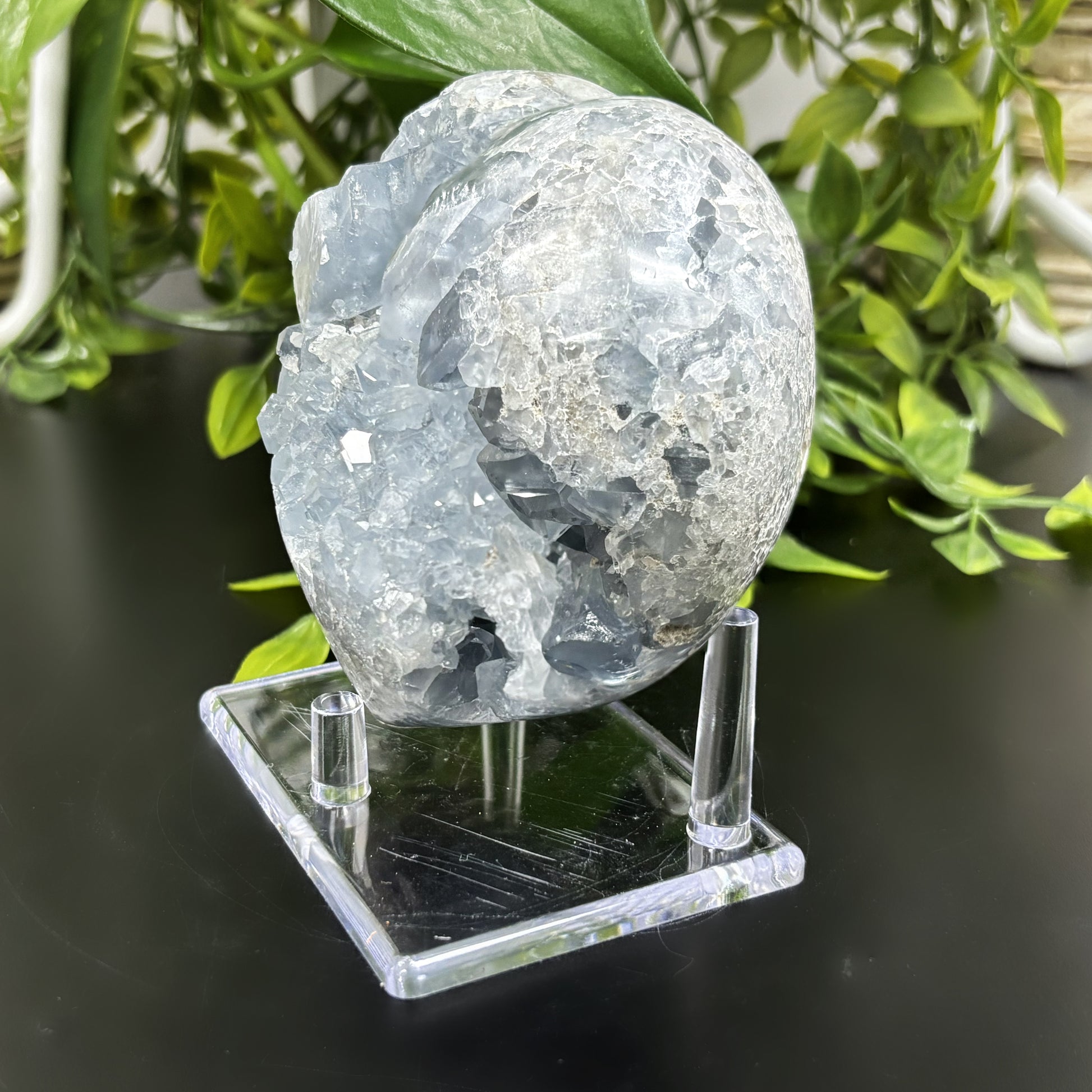 Celestite Crystal Gemstone Geode - Gem Avenue