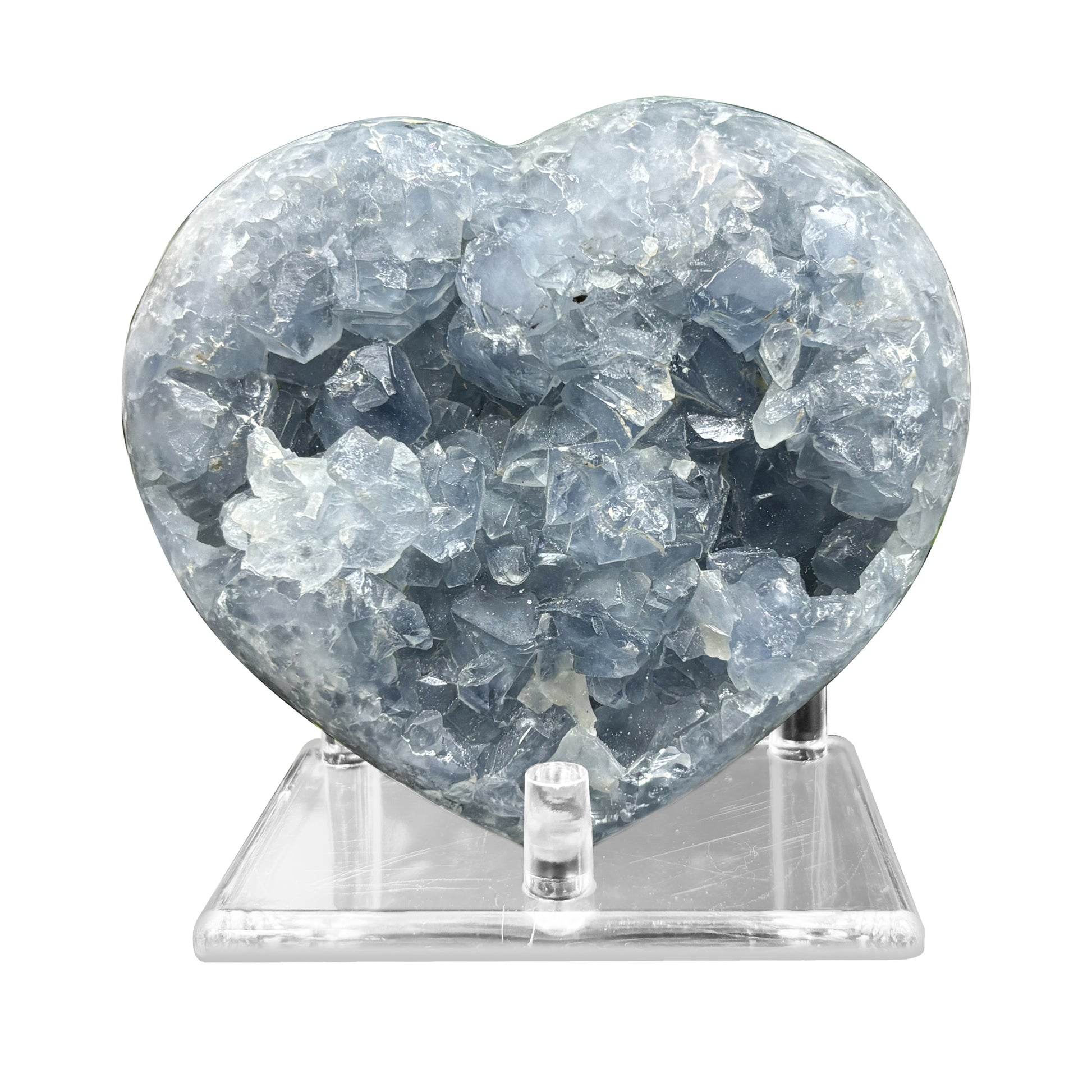 Celestite Crystal Gemstone Geode - Gem Avenue