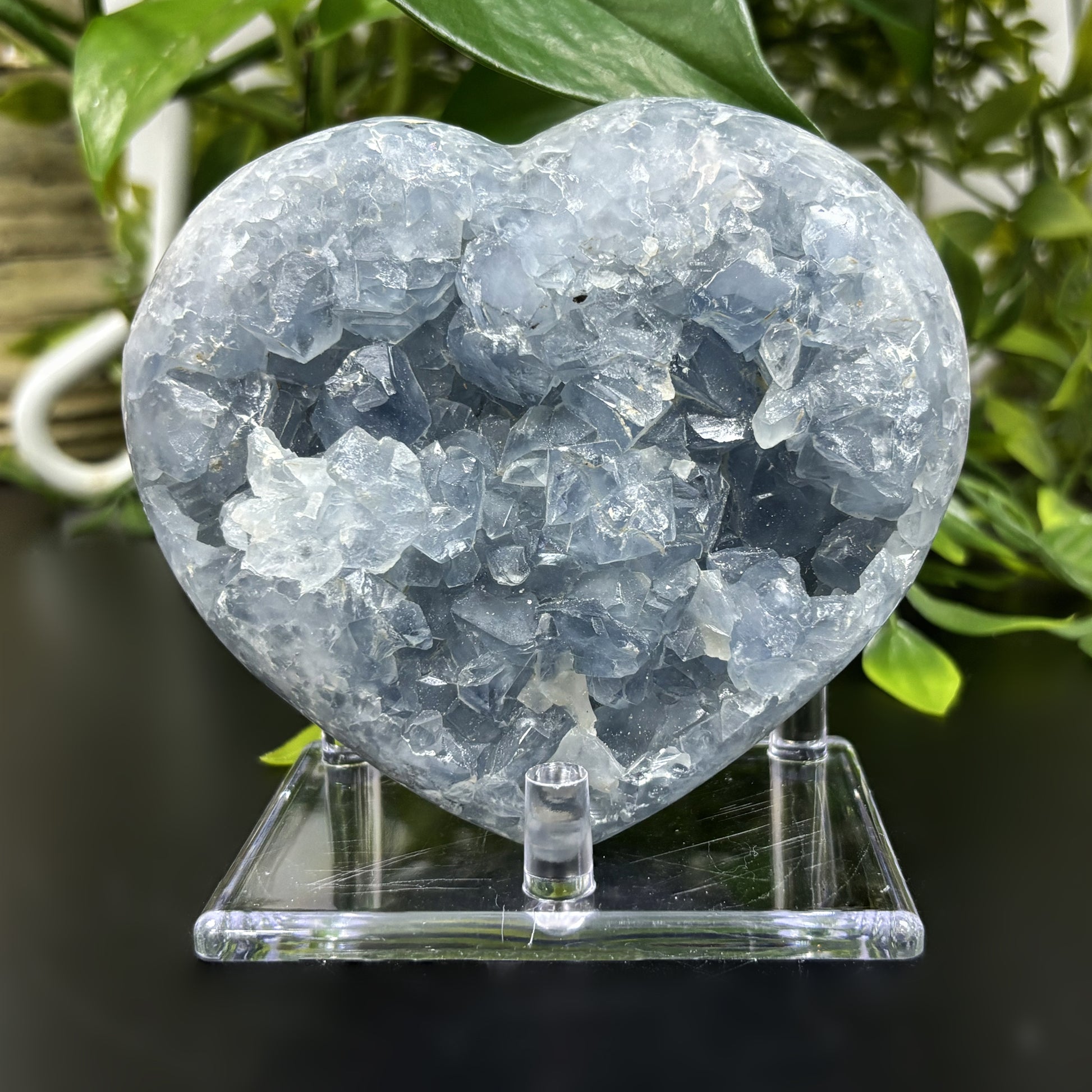 Celestite Crystal Gemstone Geode - Gem Avenue
