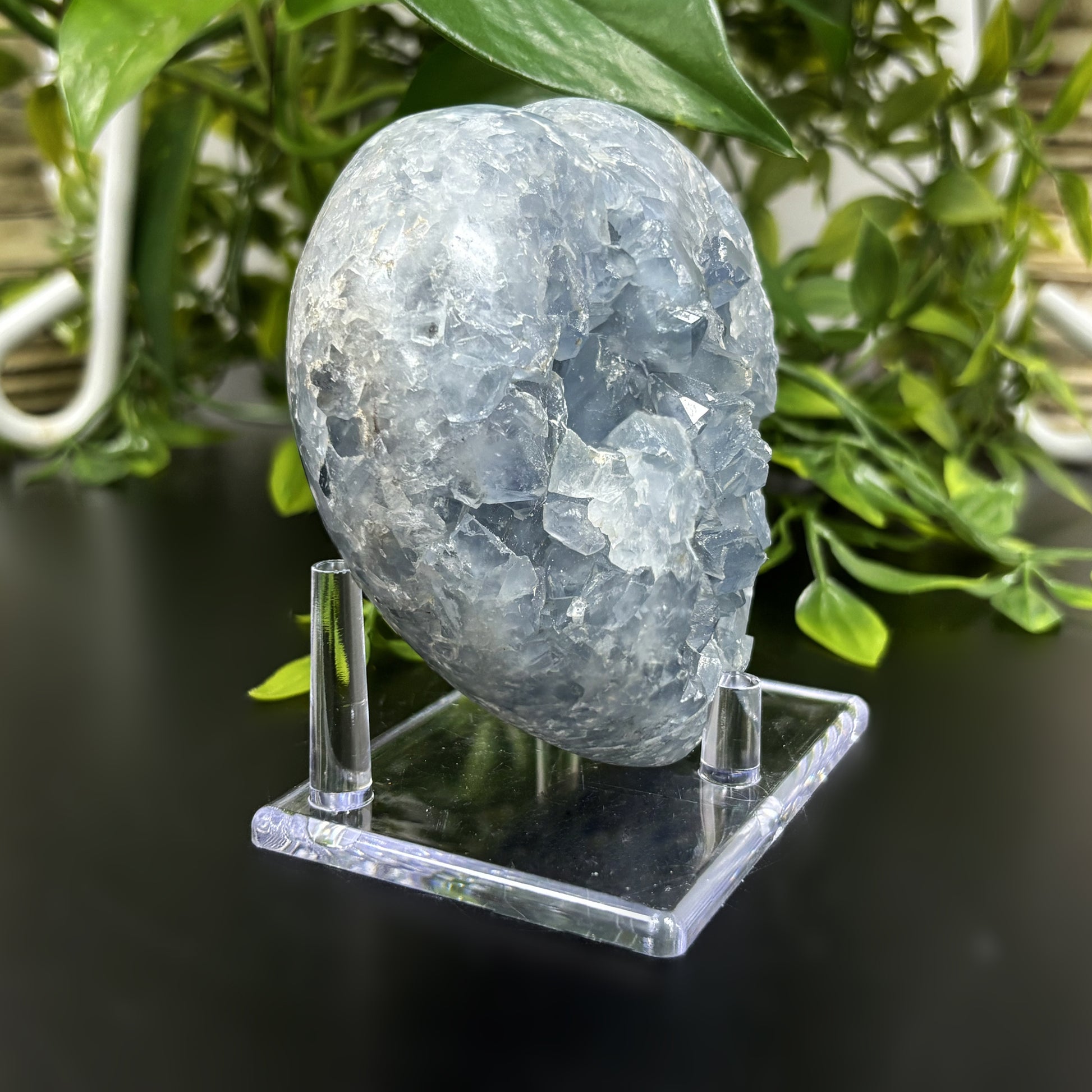 Celestite Crystal Gemstone Geode - Gem Avenue