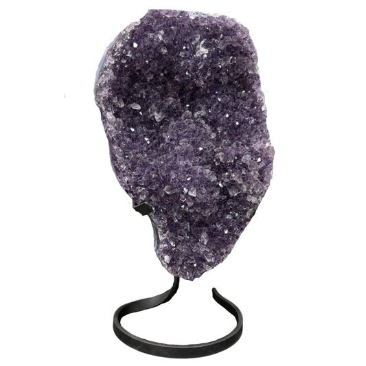 Gorgeous Amethyst Geode On A Stand 13" - RGD789