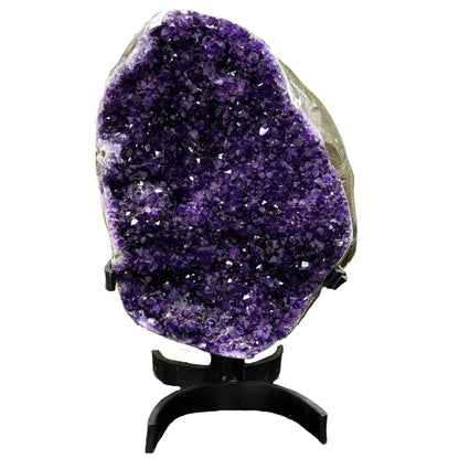 Double Sided Amethyst Geode On A Stand  - Gem Avenue Store 