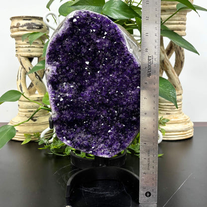 Double Sided Amethyst Geode On A Stand  - Gem Avenue Store 
