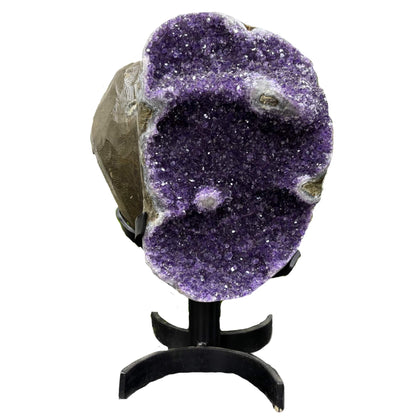 Double Sided Amethyst Geode On A Stand 12.5" - RGD793