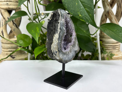 Purple Amethyst Crystal Geode - Gem Avenue