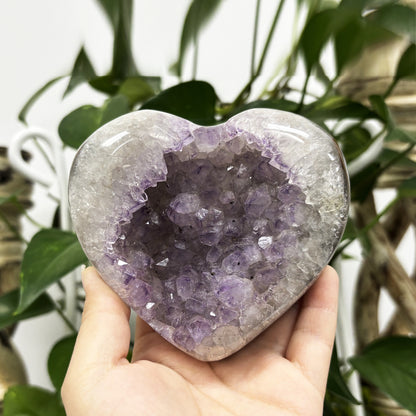 Natural Purple Amethyst Crystal Geode - Gem Avenue