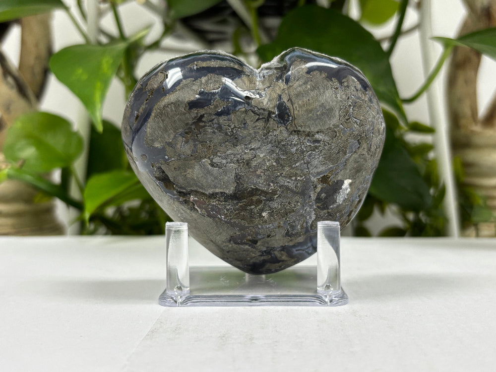 Black Amethyst Crystal Geode - Gem Avenue