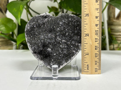 Black Amethyst Crystal Geode - Gem Avenue