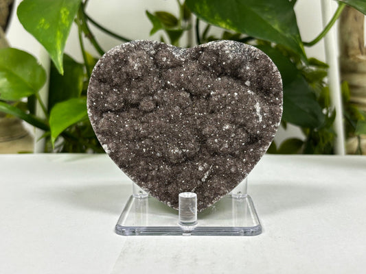 Black Amethyst Crystal Geode - Gem Avenue