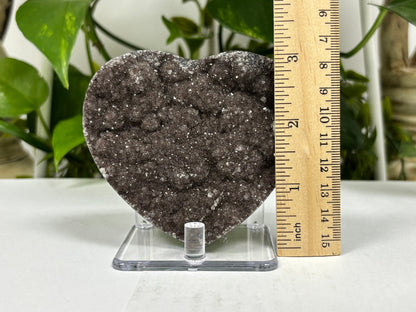 Black Amethyst Crystal Geode - Gem Avenue
