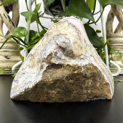 Natural Yellow Citrine Crystal Cluster Geode 5.75 inches