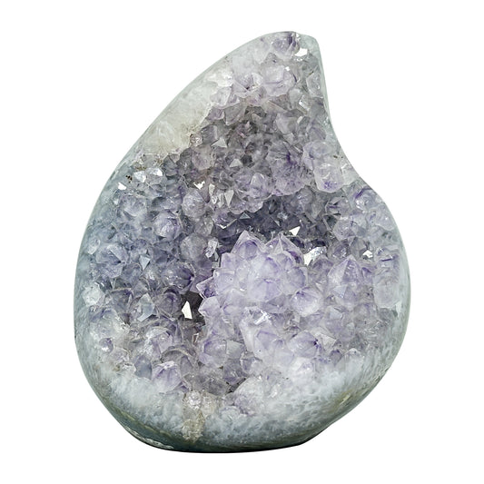 Purple Amethyst Cut Base Geode - Gem Avenue