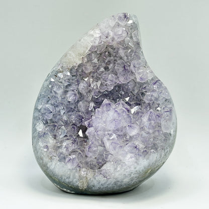 Purple Amethyst Cut Base Geode - Gem Avenue