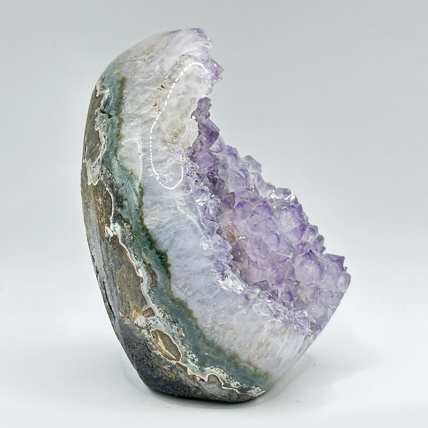 Purple Amethyst Cut Base Geode - Gem Avenue
