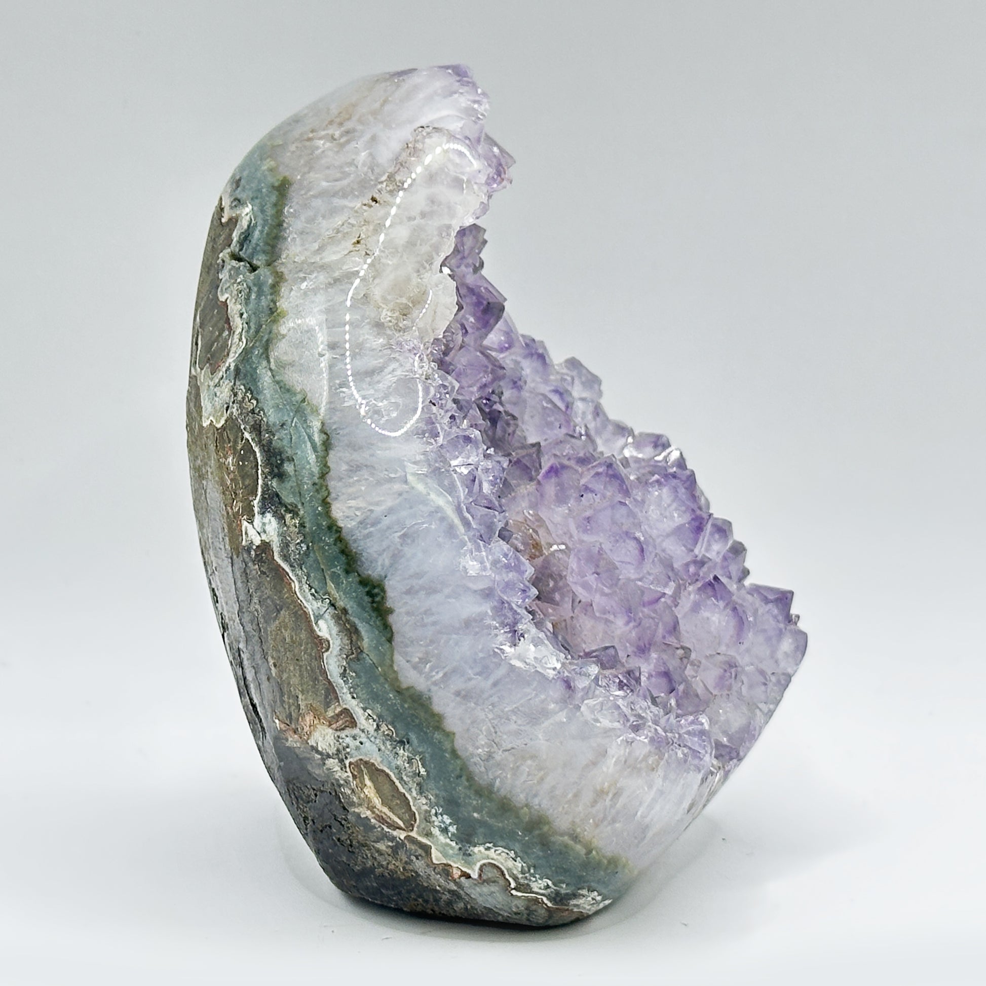 Purple Amethyst Cut Base Geode - Gem Avenue