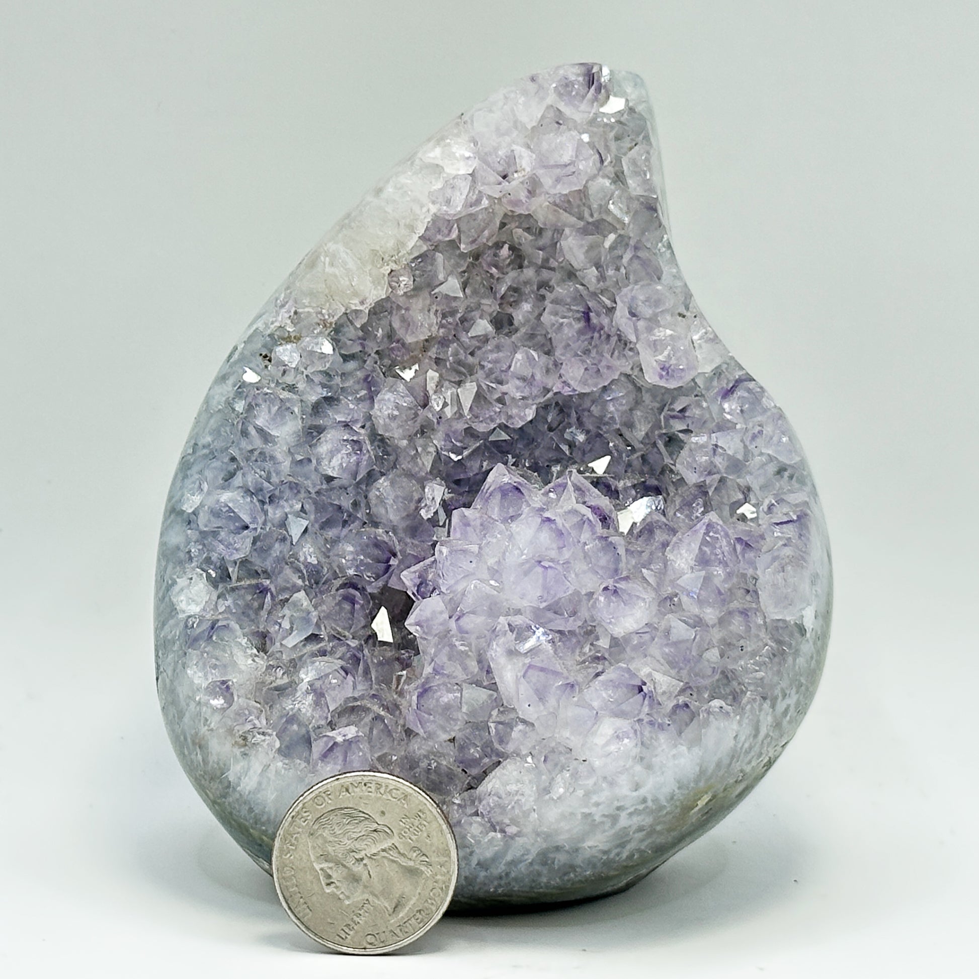 Purple Amethyst Cut Base Geode - Gem Avenue