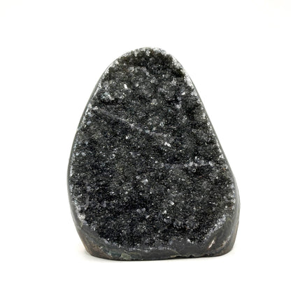 Natural Galaxy Black Amethyst Crystal Geode for Energy Healing, Meditation, Home Decor & Crystal Collection - RGD831