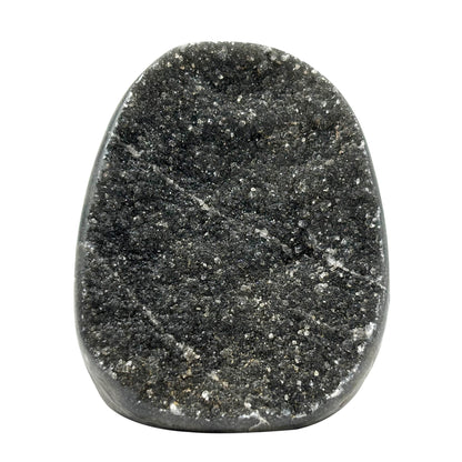 Natural Galaxy Black Amethyst Crystal Geode for Energy Healing, Meditation, Home Decor & Crystal Collection - RGD831