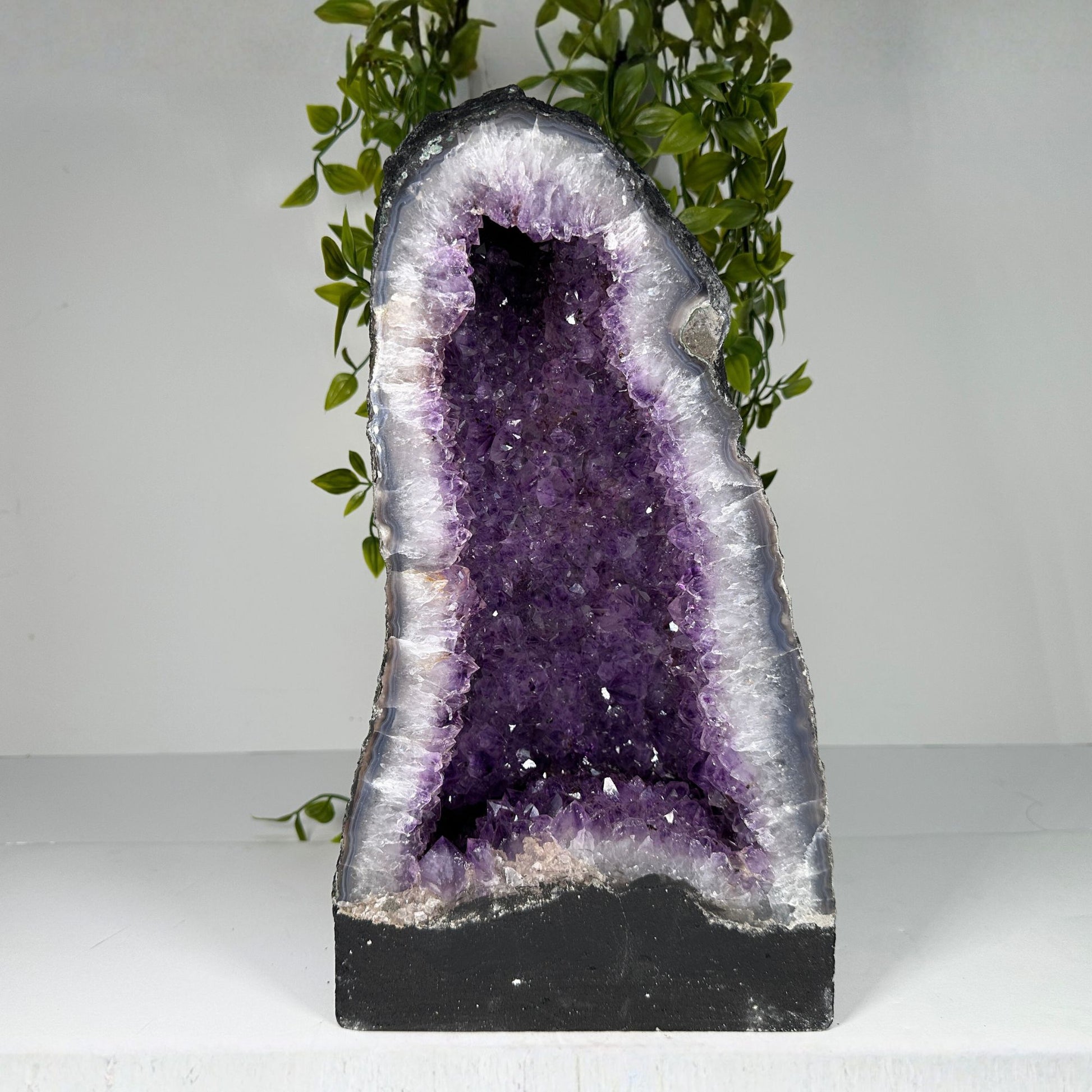 Natural Amethyst Gemstone Crystal Geode - Gem Avenue