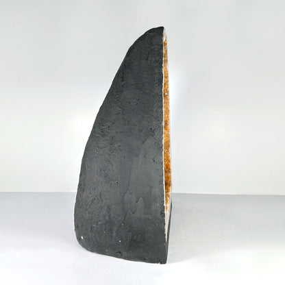 Natural Cathedral Yellow Citrine Crystal Geode - Gem Avenue