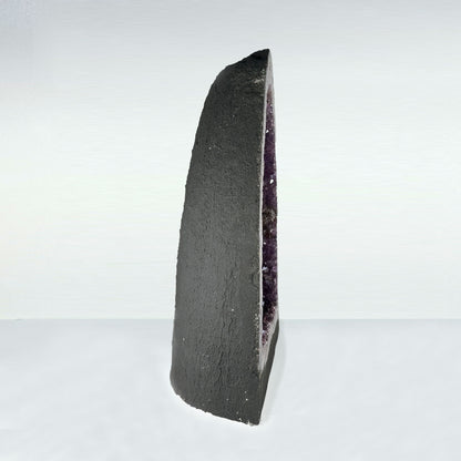 Natural Deep Purple Amethyst Cathedral Crystal Geode - RGD842