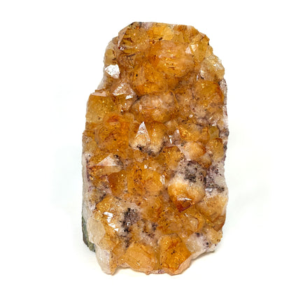 Natural Yellow Citrine Heated Cluster Gemstone Geode - Gem Avenue
