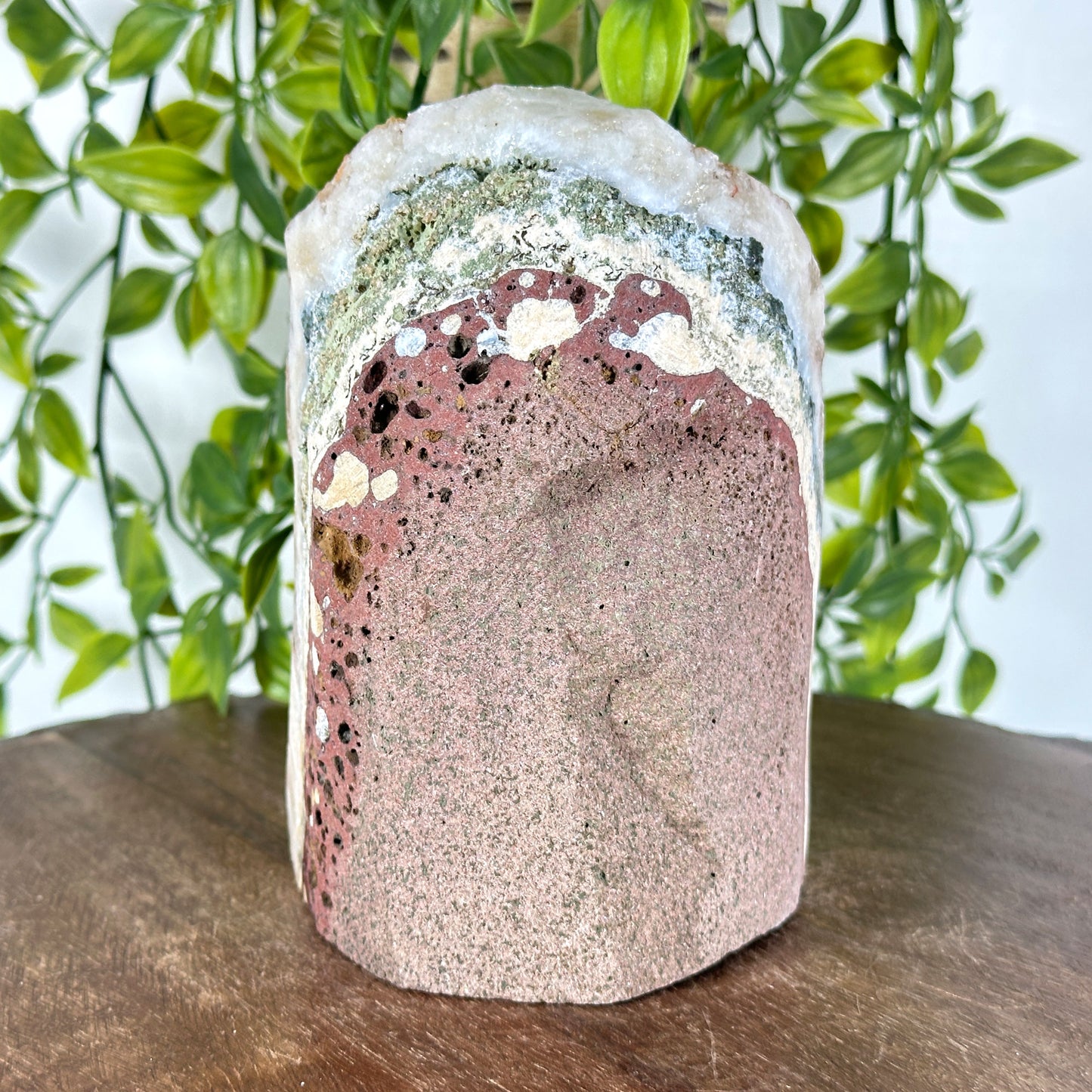 Natural Yellow Citrine Heated Calcite Crystal Geode Raw Gemstone for Decor & Collection - RGD846