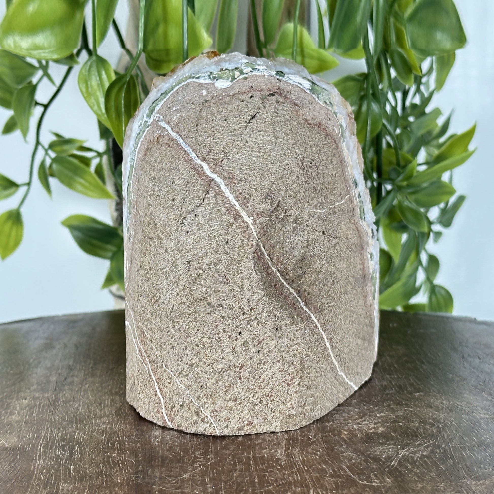 Natural Yellow Citrine Heated Crystal Cluster Geode - Gem Avenue