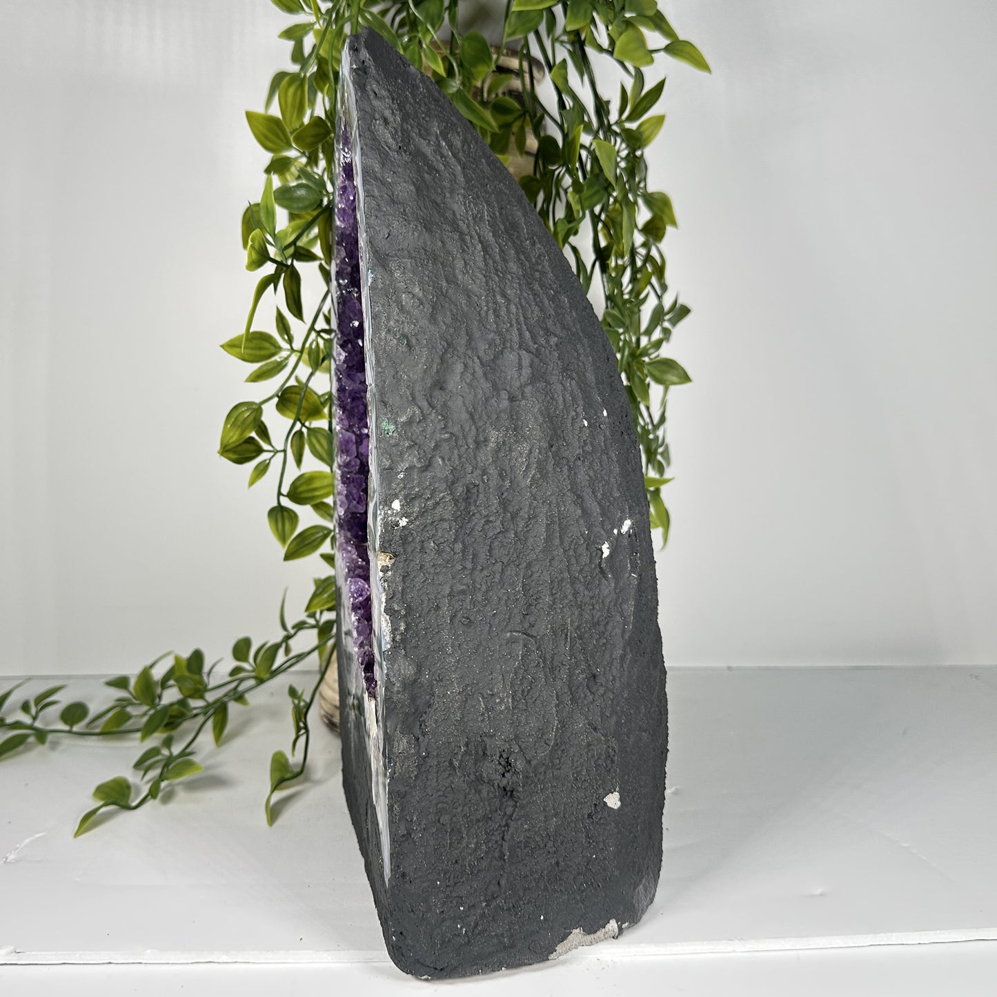 Natural Purple Amethyst Cathedral Crystal Geode - Gem Avenue