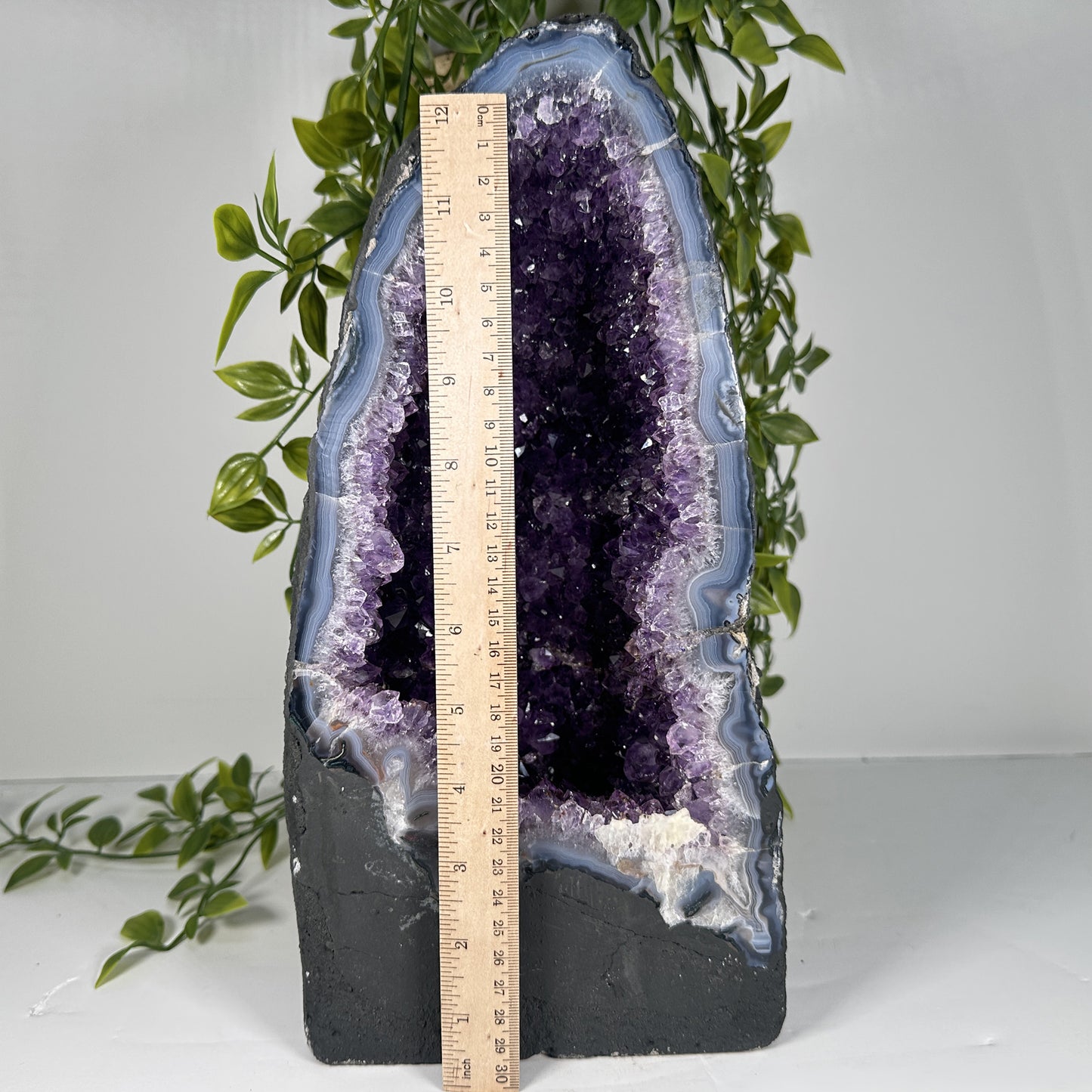 Natural Purple Amethyst Cathedral Crystal Geode - Gem Avenue