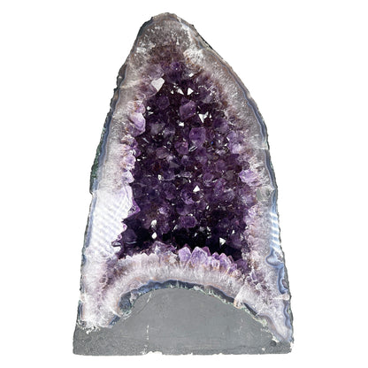 Natural Deep Purple Amethyst Cathedral Geode - Gem Avenue