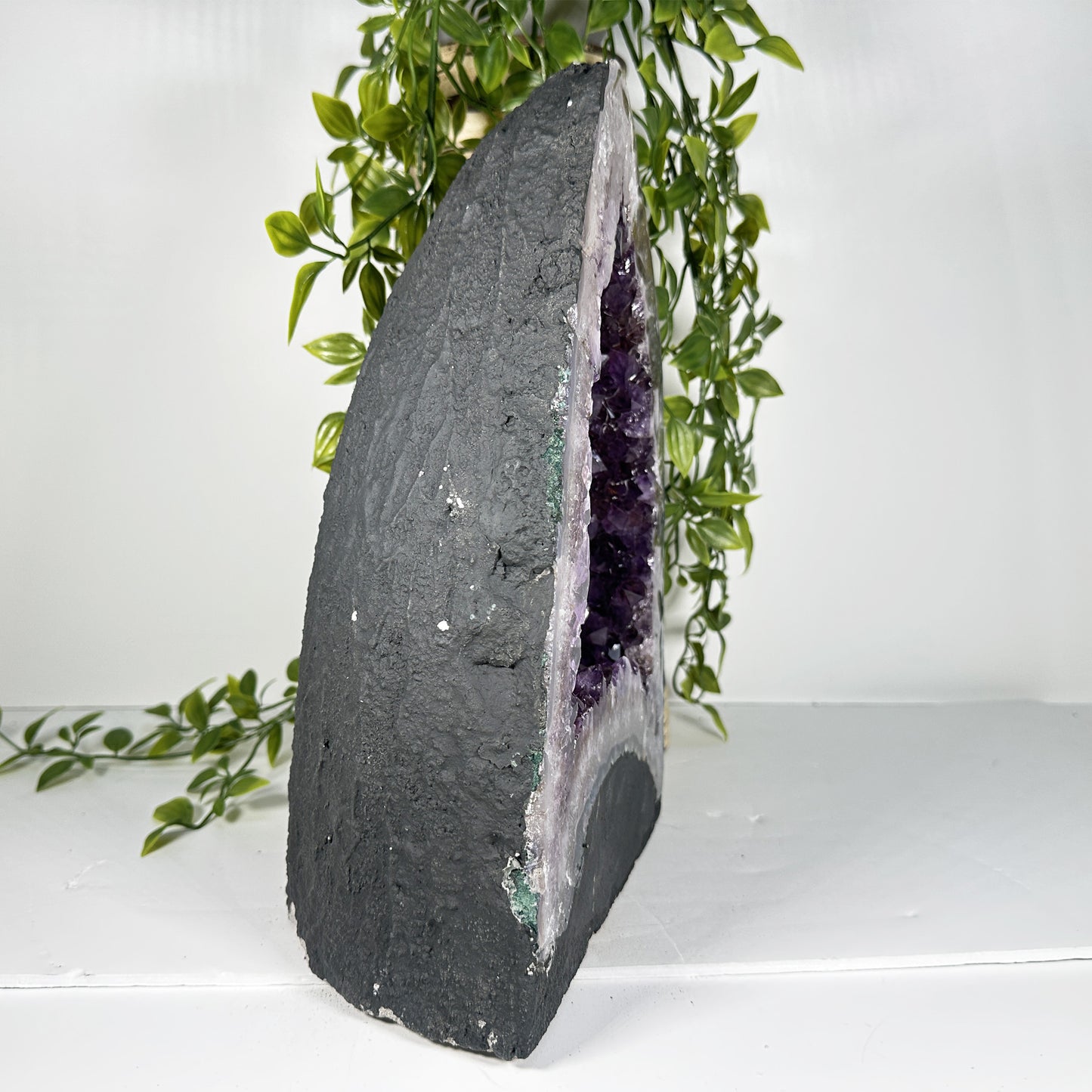 Natural Deep Purple Amethyst Cathedral Geode - Gem Avenue