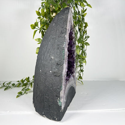 Natural Deep Purple Amethyst Cathedral Geode - Gem Avenue
