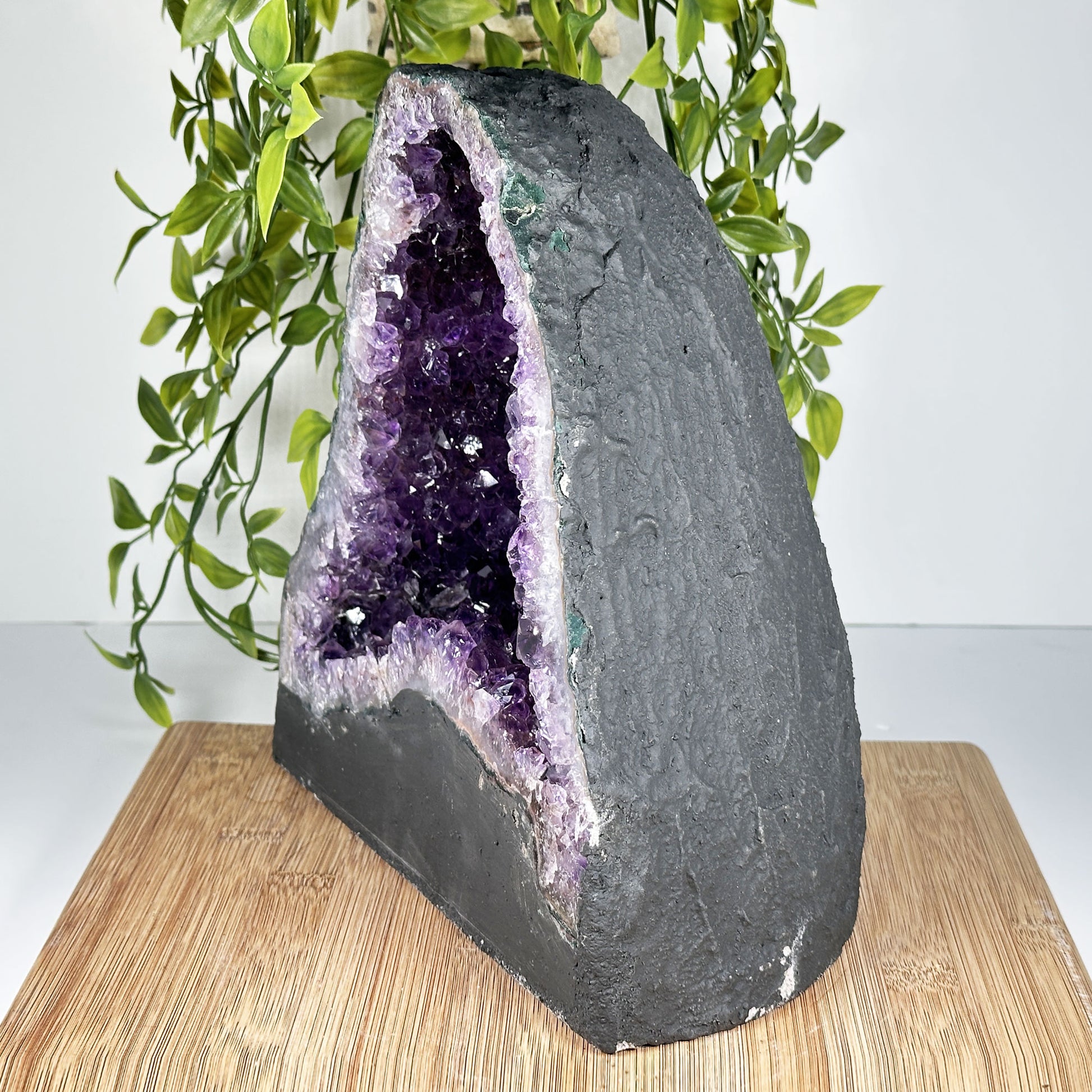 Natural Deep Purple Amethyst Cathedral Geode - Gem Avenue