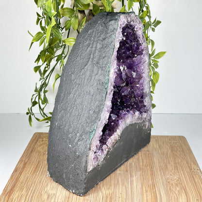 Natural Deep Purple Amethyst Cathedral Geode - Gem Avenue