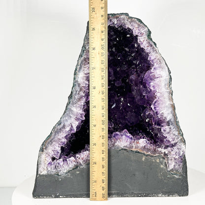 Natural Deep Purple Amethyst Cathedral Geode - Gem Avenue
