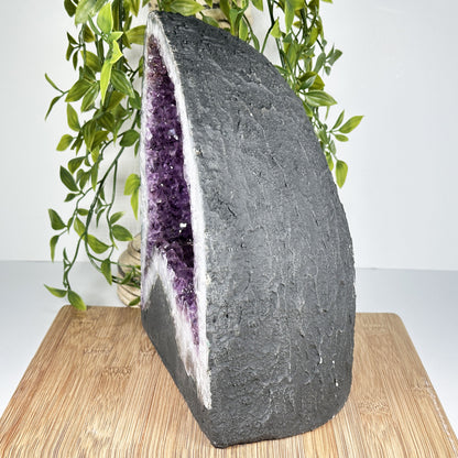 Natural Purple Amethyst Cathedral Geode - Gem Avenue
