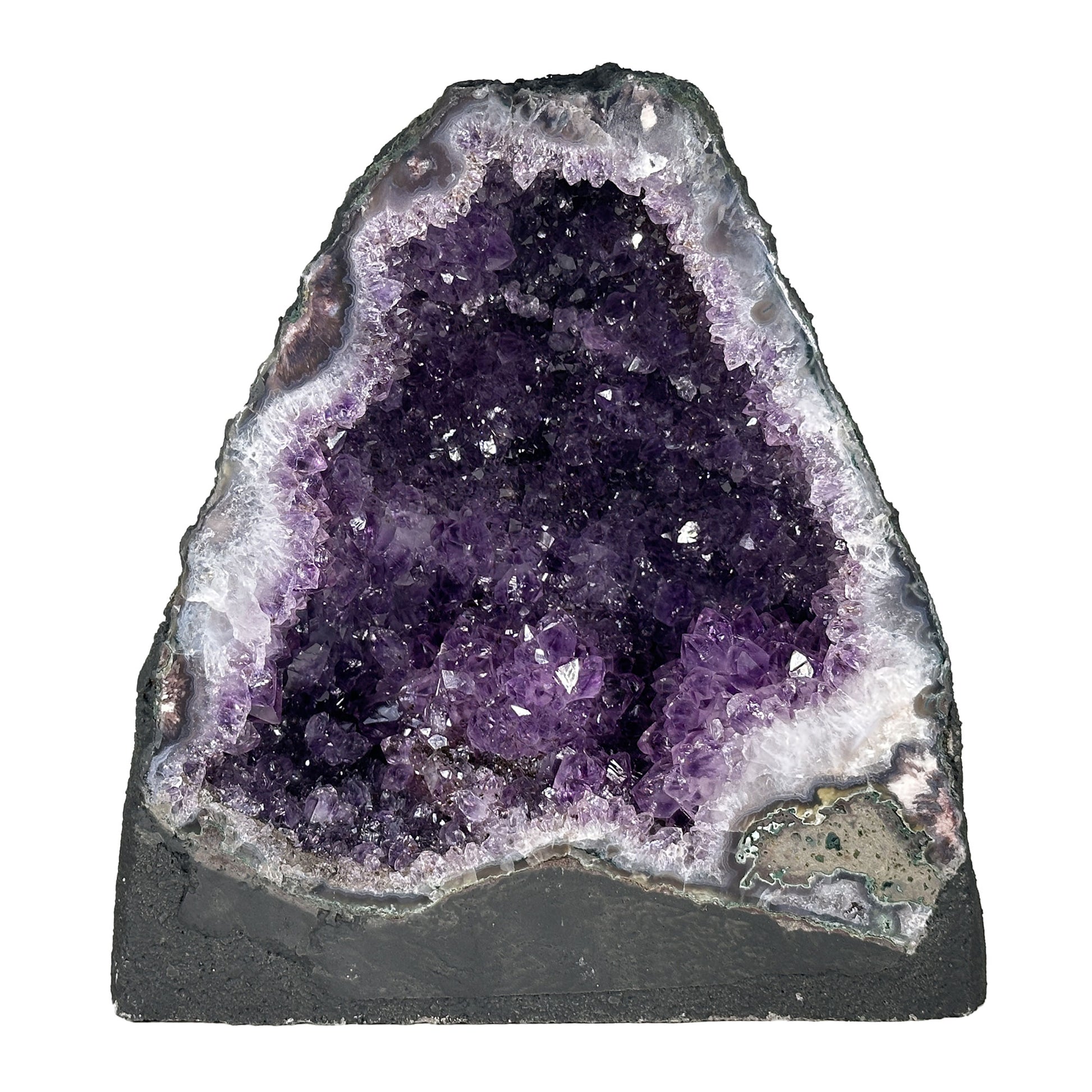 Natural Deep Purple Amethyst Cathedral Geode - Gem Avenue