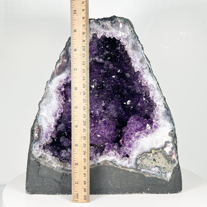 Natural Deep Purple Amethyst Cathedral Geode - Gem Avenue